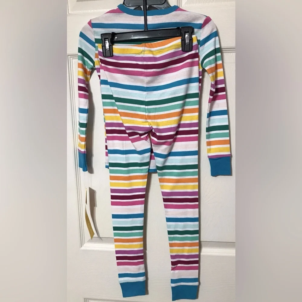 Target Girls Candy Stripe Snug Fit Pajamas NWT Size 4